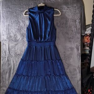 1. State Royal Blue Sleeveless Maxi Dress